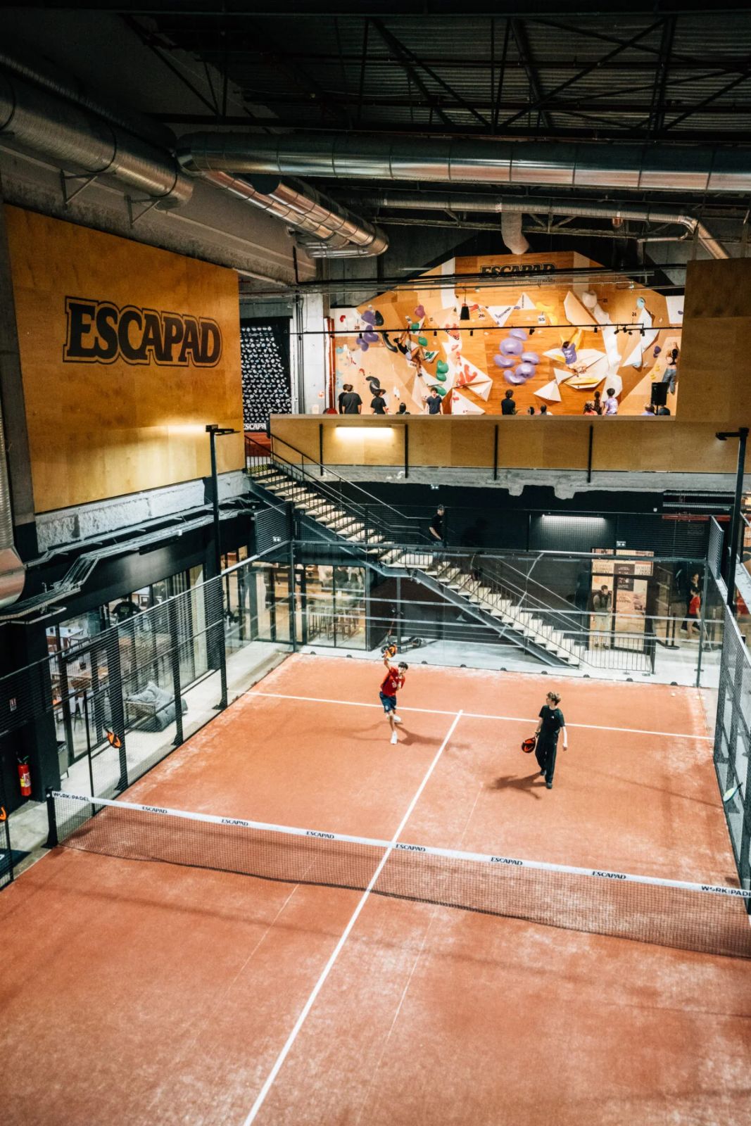 Les courts de padel ESCAPAD